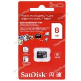 Cartão de Memória San Disk 8GB