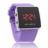 Relogio LED Watch Silicone - Lilás