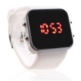 Relogio LED Watch Silicone - Branco