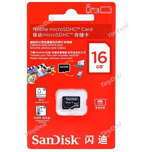 Cartão de Memória San Disk 16GB