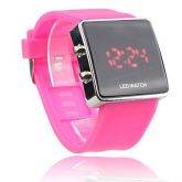 Relogio LED Watch Silicone - Rosa